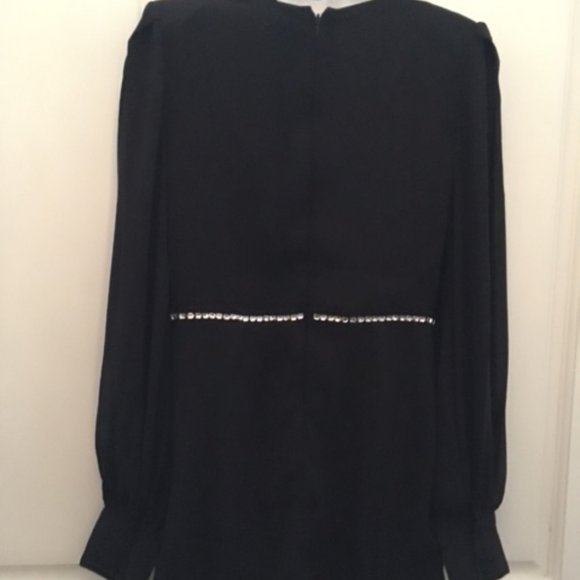 NBD Cocktail Party NYE Embellished Mini Dress Black Small NWT $268 this - Picture 6 of 8